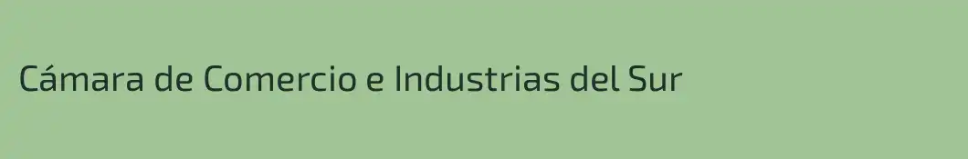 Cámara de Comercio e Industrias del Sur